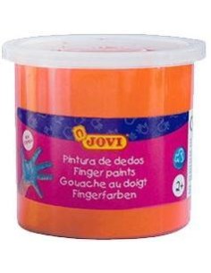 JOVI ESTUCHE 5 BOTES PINTURA DE DEDOS 125ML NARANJA