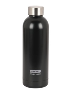 BOTELLA TERMO ACERO INOXIDABLE 500ml SAFTA BUSINESS BLACK 7x225cm