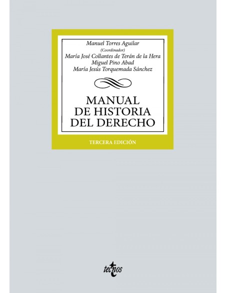 Manual de historia del derecho