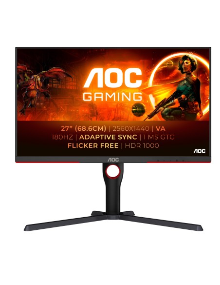 G3 Q27G3XMN/BK pantalla para PC 68,6 cm (27") 2560 x 1440 Pixeles 2K Ultra HD LED Negro