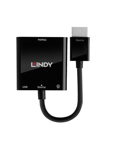 38285 adaptador de cable de vídeo 0,1 m HDMI tipo A (Estándar) VGA (D-Sub) Negro