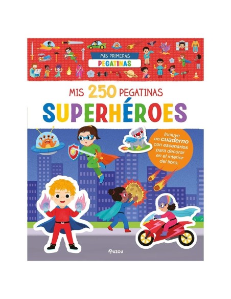 Mis 250 pegatinas de superheroes