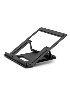 20917 soporte para ordenador portátil Mesita plegable para ordenador portátil Negro, Plata