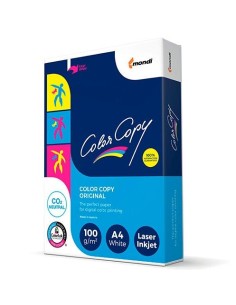 COLOR COPY ORIGINAL PAPEL REPROGRÁFICO DIN A4 SATINADO 100GR PAQUETE DE 500H 210X297MM BLANCO