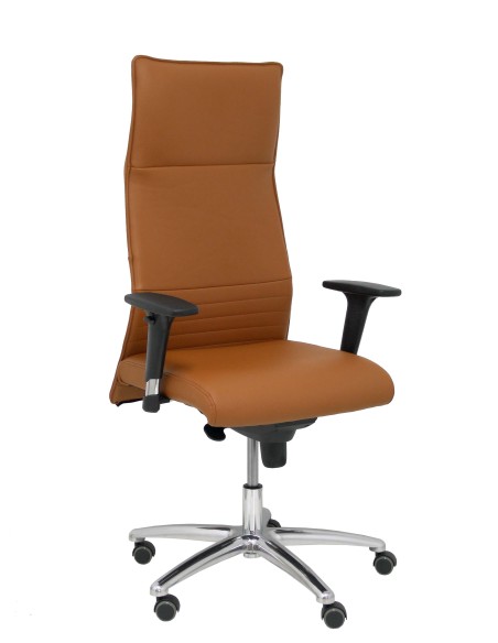 Sillón Albacete piel marrón