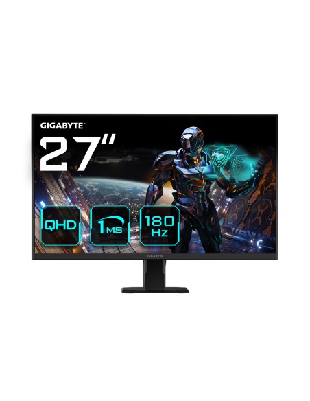 GS27QA 27" Monitor de Juego QHD - 2560 x 1440, 180Hz, 1ms, 300 cd/m², FreeSync, HDR Ready, HDMI 2.0, Displayport 1.4