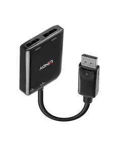 38430 hub de interfaz DisplayPort 21600 Mbit/s Negro