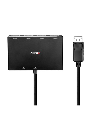 38431 hub de interfaz DisplayPort Negro