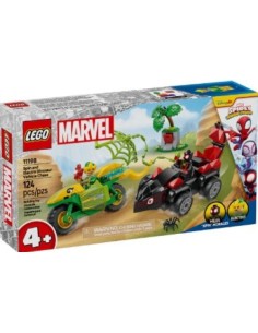 SPIN Y ELECTRO DUELO DE VEHICULOS DINOSAURIO LEGO