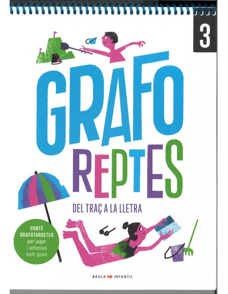 QUADERN GRAFOMOTRICITAT CREATIVA 3 EI CAT 25