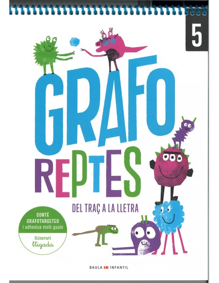 QUADERN GRAFOMOTRICITAT CREATIVA 5 EI CAT 25