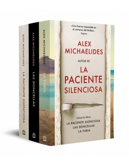 Pack Alex Michaelides contiene La paciente silenciosa La furia Las Doncellas