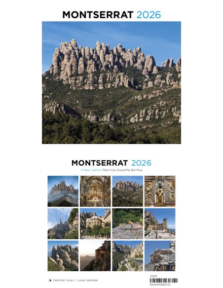 Cal 2026 ST 14x15 cm Montserrat