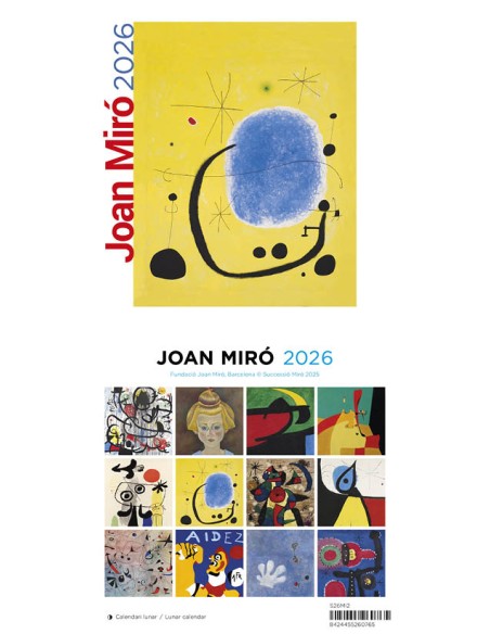 Cal 2026 ST 14x15 cm Miro BCN