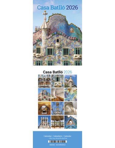 Cal 2026 ST Mini 9x12 cm Casa Batllo