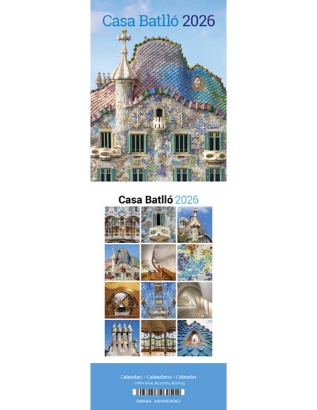 Cal 2026 ST Mini 9x12 cm Casa Batllo