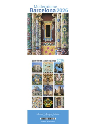 Cal 2026 ST Mini 9x12 cm Modernisme