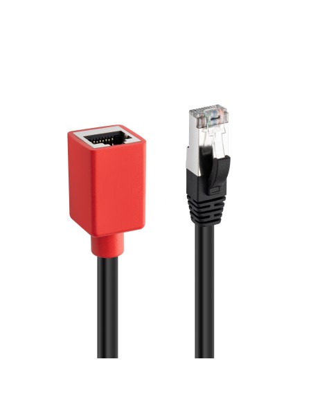 60189 cable de red Negro, Rojo 0,2 m Cat6a