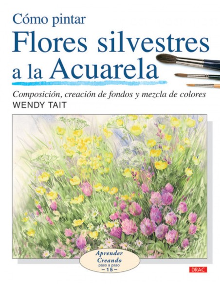 Como pintar flores sivestres a la acuarela
