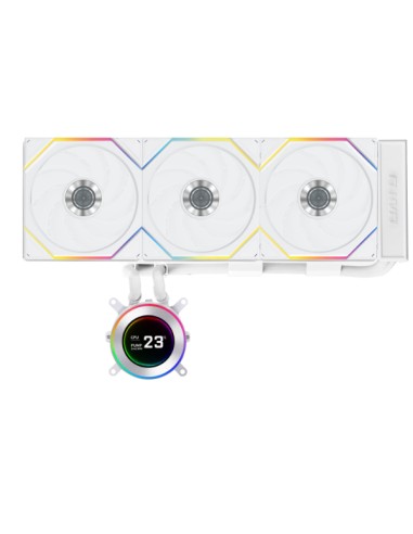 GA II Hydroshift II LCD-C 360TL Carcasa del ordenador Sistema de refrigeración líquida todo en uno 12 cm Blanco 1 pieza(s)
