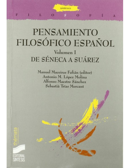 PENSAMIENTO FILOSOFICO ESPANOL VOLI