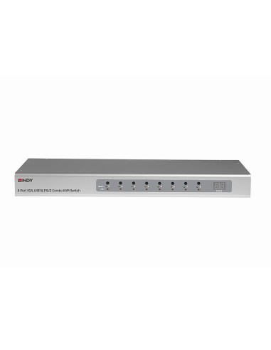 39526 interruptor KVM Montaje en rack Plata