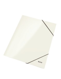 CARPETA SOLAP.LEITZ WOW CART. A4 BLANCO - Pack de 10 unidades