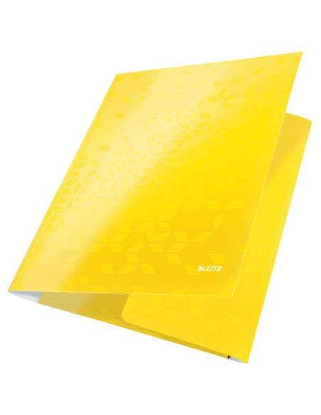 CARPETA SOLAP.LEITZ WOW CART. A4 AMARILL - Pack de 10 unidades