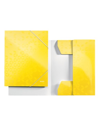 CARPETA SOLAP.LEITZ WOW CART. A4 AMARILL - Pack de 10 unidades
