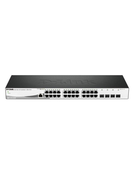 DGS-1210-28/ME Gestionado L2 Gigabit Ethernet (10/100/1000) 1U Negro