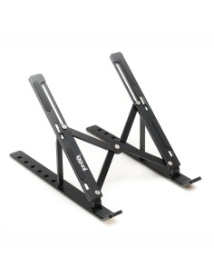 Soporte portátil plegable aluminio negro 17
