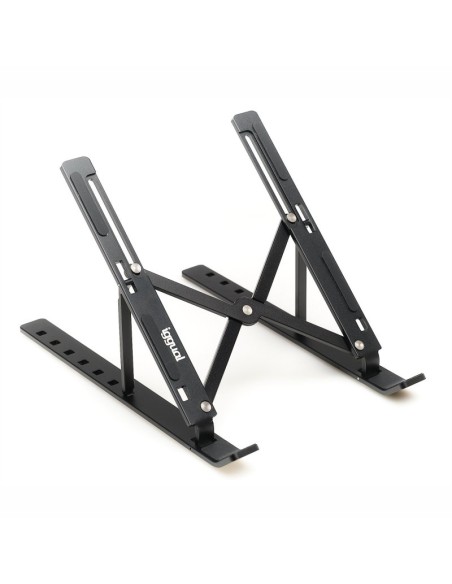 Soporte portátil plegable aluminio negro 17