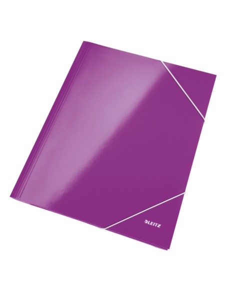 CARPETA SOLAP.LEITZ WOW CART. A4 VIOLETA - Pack de 10 unidades