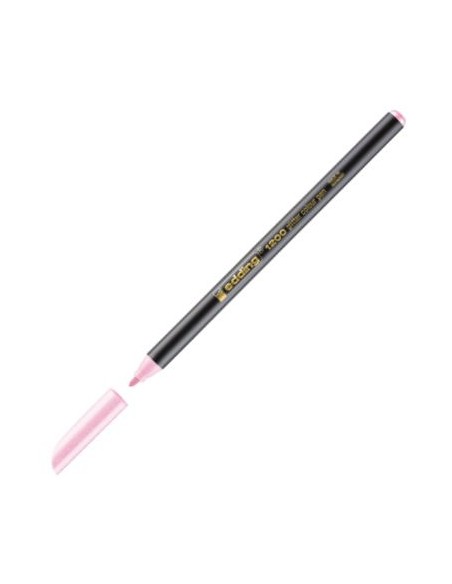 C 10 rotulador edding 1200 glitter rosa pastel punta de fibra