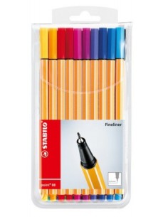 Point 88 20er rotulador Medio Multicolor 20 pieza(s)