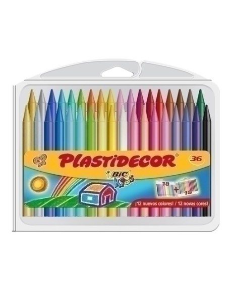 CERAS PLASTIDECOR ESTUCHE DE 36