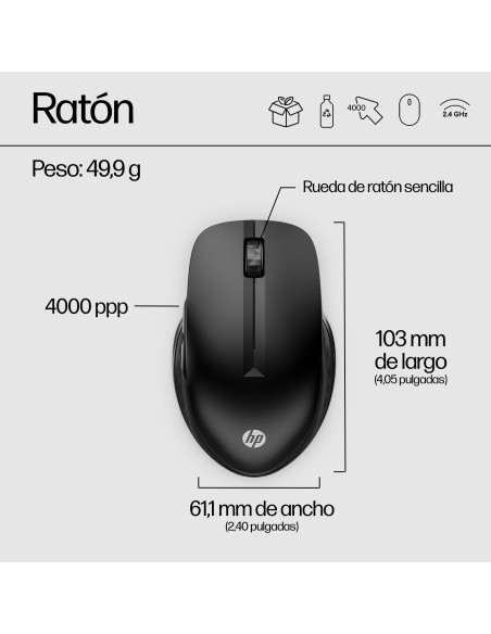 Ratón inalámbrico multidispositivo 430 Ratón inalámbrico multidispositivo 430