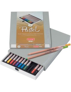 TALENS BRUYNZEEL CAJA DE 12 LÁPICES DE PASTEL COLORES SURTIDOS -ESTUCHE DE LUJO-