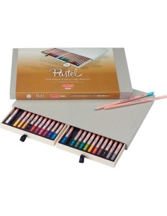 TALENS BRUYNZEEL CAJA DE 24 LÁPICES DE COLOR SURTIDOS PASTEL -ESTUCHE DE LUJO-