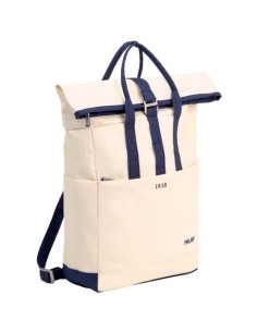 MILAN MOCHILA URBANA C/CIERRE SUPERIOR ENRROLLABLE 10L SERIE 1918 BEIGE