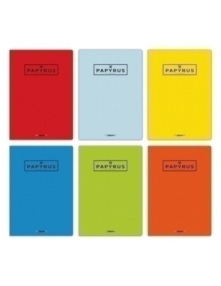 LIBRETA PAPYRUS A4 48h 90g GOFRADA LISO - Pack de 10 unidades