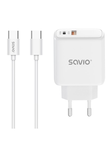 LA-10 cargador de dispositivo móvil Teléfono móvil, Teléfono, Universal Blanco USB Carga rápida