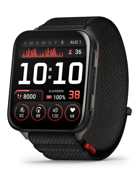 Venu X1 5,08 cm (2") AMOLED Digital 448 x 486 Pixeles Pantalla táctil Negro Wifi GPS (satélite)