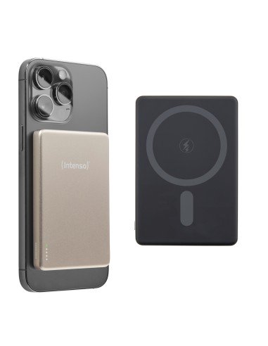 MW5000 Batería Externa Magnética 5000 mAh  Compatible con MagSafe, Carga Inalámbrica 15W, USB-C PD 20W, Delgada y Compacta  Pr