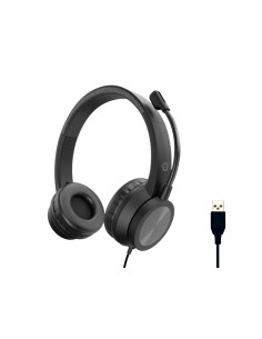 POLONA05B auricular y casco Auriculares Alámbrico Diadema Llamadas/Música USB tipo A Negro