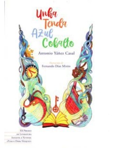 Unha tenda azul cobalto