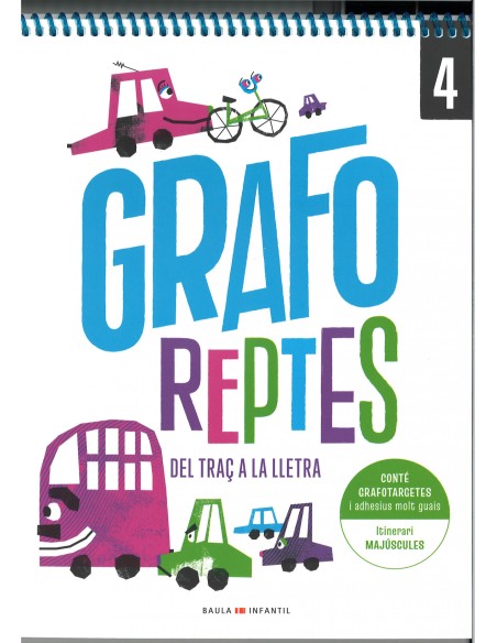 QUADERN GRAFOMOTRICITAT CREATIVA 4 EI CAT 25