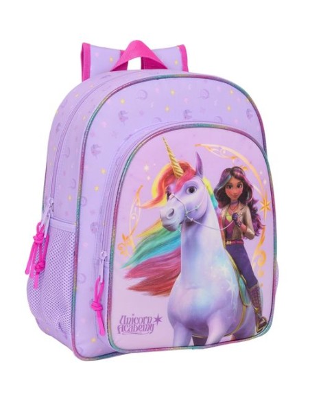 MOCHILA JUNIOR ADAPTCARRO UNICORN ACADEMY 32x38x12cm