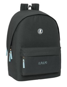 MOCHILA DOBLE PARA PORTATIL 156USB EL PULPO GRAFITO 31x44x18cm