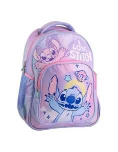 MOCHILA ESCOLAR MEDIANA STITCH 42 CM